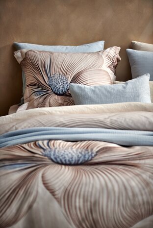 Vandyck Dekbedovertrek Royal Garden Cream Tan SAM125110-189 | 31250