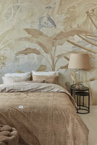 Rivièra Maison Dekbedovertrek Coughton Court Dark Sand 26067