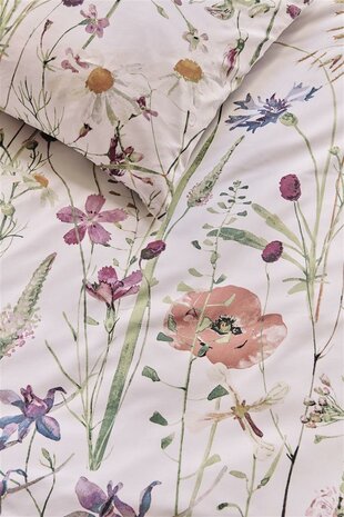 Ariadne At Home Dekbedovertrek Bloom White | 32550