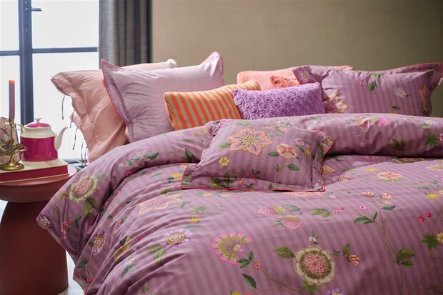 Pip Studio Dekbedovertrek Flores Bailando Purple 31921
