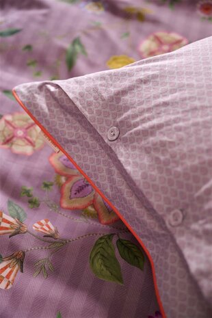 Pip Studio Dekbedovertrek Flores Bailando Purple 31921