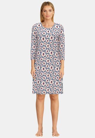 Götzburg Dames Nachthemd Blauw 250217-4009-655 | 31388