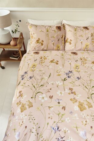 Ariadne At Home Dekbedovertrek Flowerlove Nude 32551