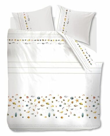 Marjolein Bastin Dekbedovertrek Shelfish White 32171