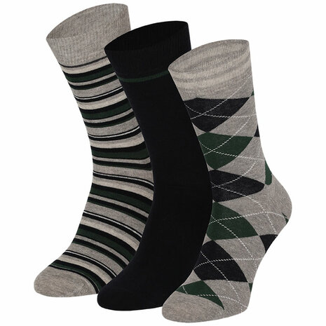 Apollo Heren Sokken 3-Pack Multi Grey 120171074 | 32702