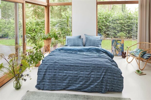 Beddinghouse Dekbedovertrek Yori Blue 32631