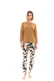 Pink Label Dames Pyjama Gold Leaf W1332 | 29218