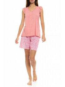 Pink Label Dames Shortama Blooming Nights Multi S1396 | 30174