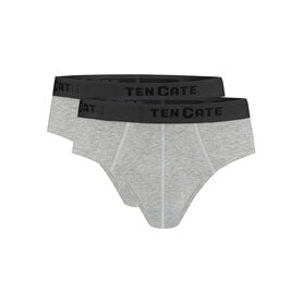 Ten Cate Men Basics Slips 2-Pack Grey Melee 32319-955 | 26901