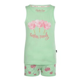 Charlie Choe Meisjes Shortama Soft Green R51001-41 | 29998