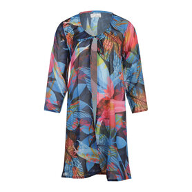 Mila Coverdress Navy / Cherise T47209-23 | 28266