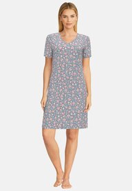 Götzburg Dames Nachthemd Blauw 250219-4009-655 | 31386