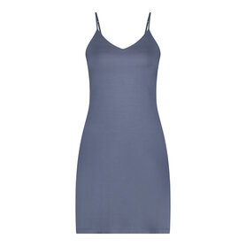 Ten Cate Women Secrets Spaghetti Dress V-Neck Indigo Blue 32505-5011 | 29781