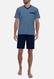 Götzburg Heren Shortama Blauw 452296-4009-645 | 31417